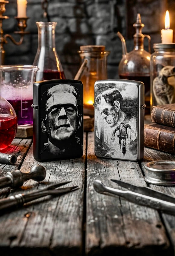 Lighter - Frankenstein Monster Lighter Engraved Butane