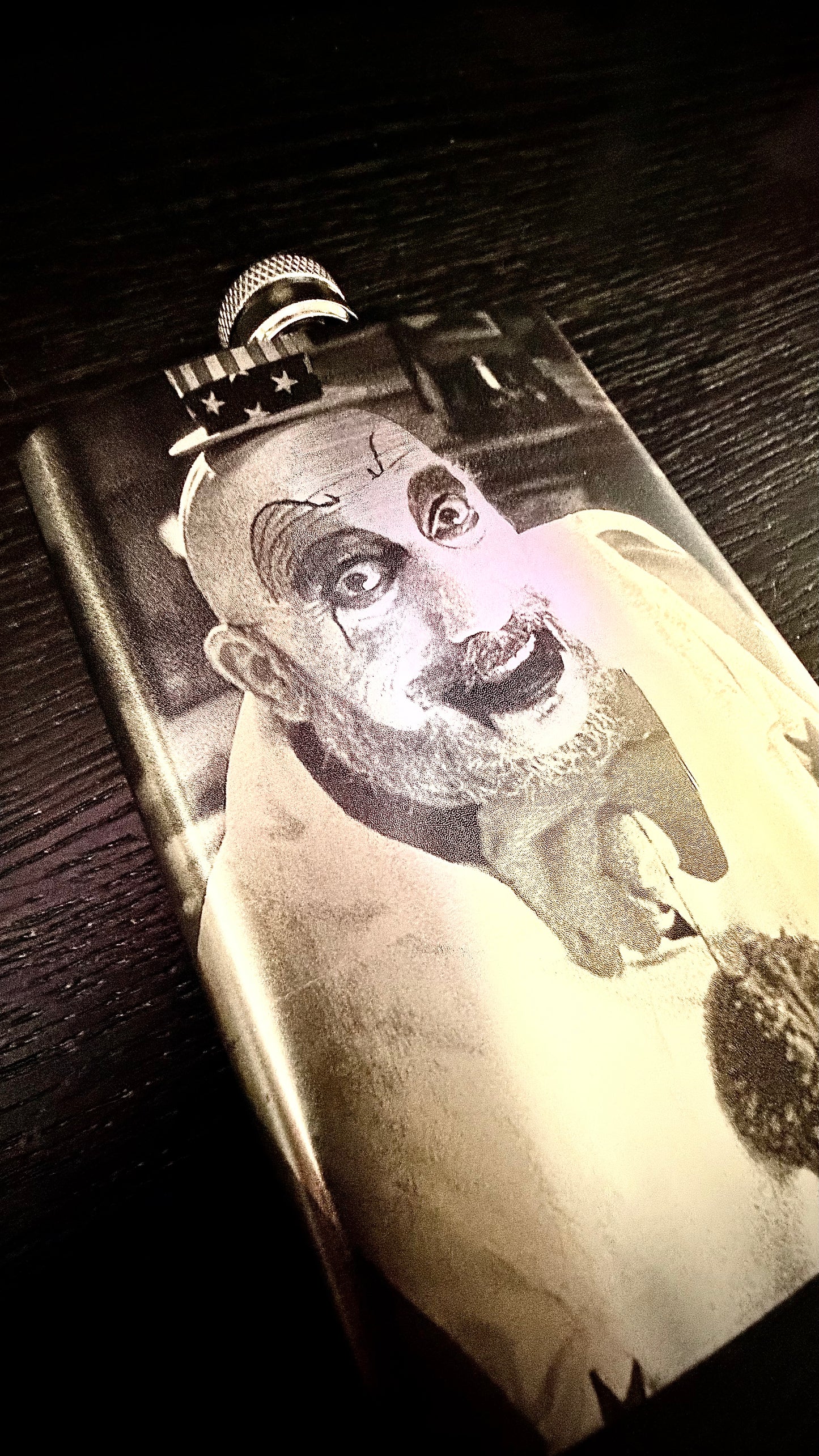 Flask - Captain Spaulding Stainless Steel Engraved Metal House of 1000 Corpses