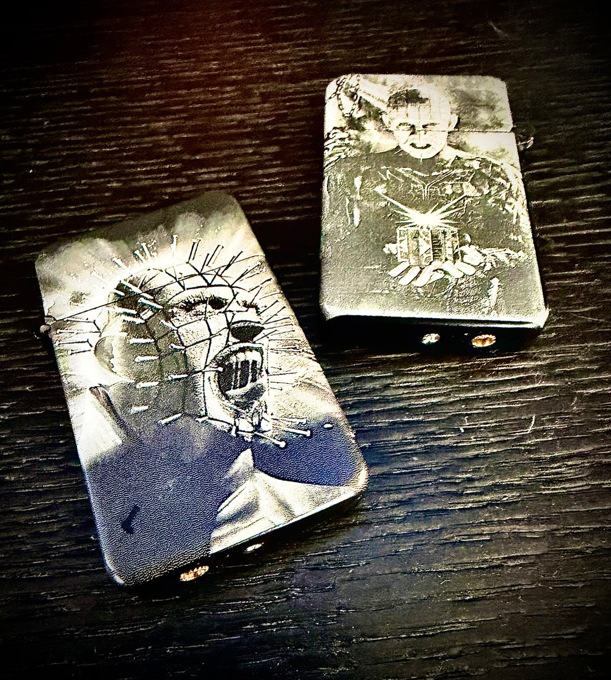 Lighter - Pinhead Engraved Butane Refillable Adjustable Hellraiser