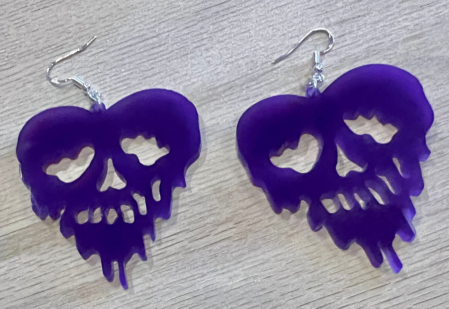 Earrings - Poison Heart Dangle