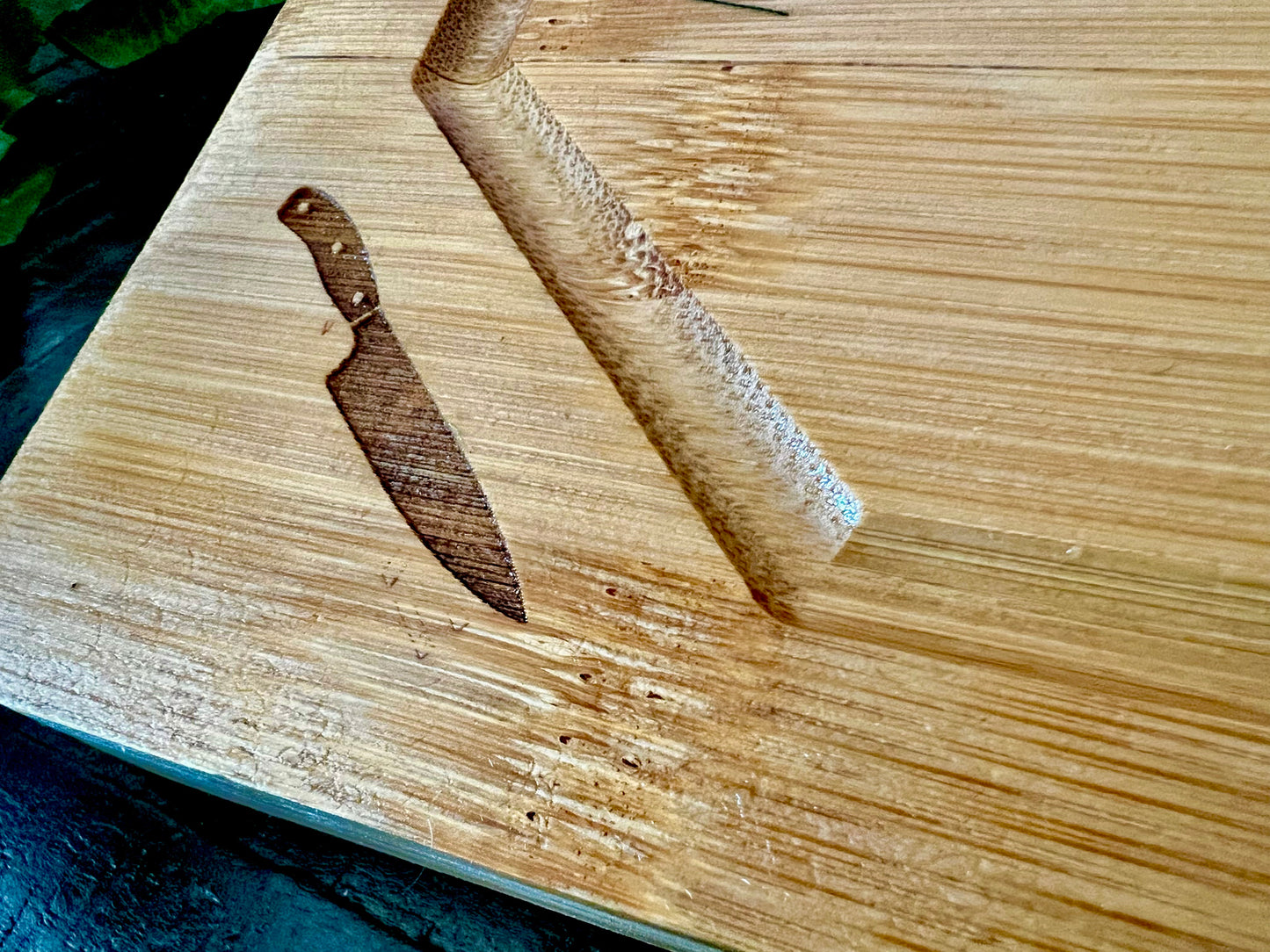 Cutting / Charcuterie Board - Woodsboro Film Club engraved on Bamboo- Ghostface Scream