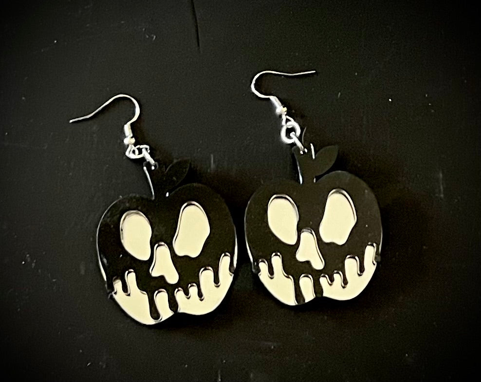 Earrings - Poison Apple Dangle
