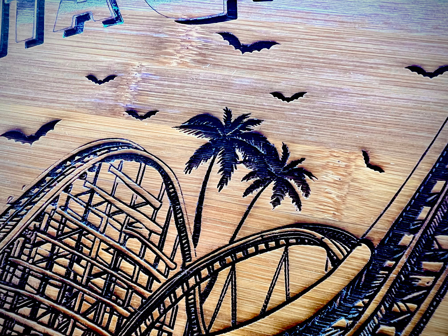 Cutting / Charcuterie Board - Santa Carla Lost Boys Inspired Engraved on Bamboo