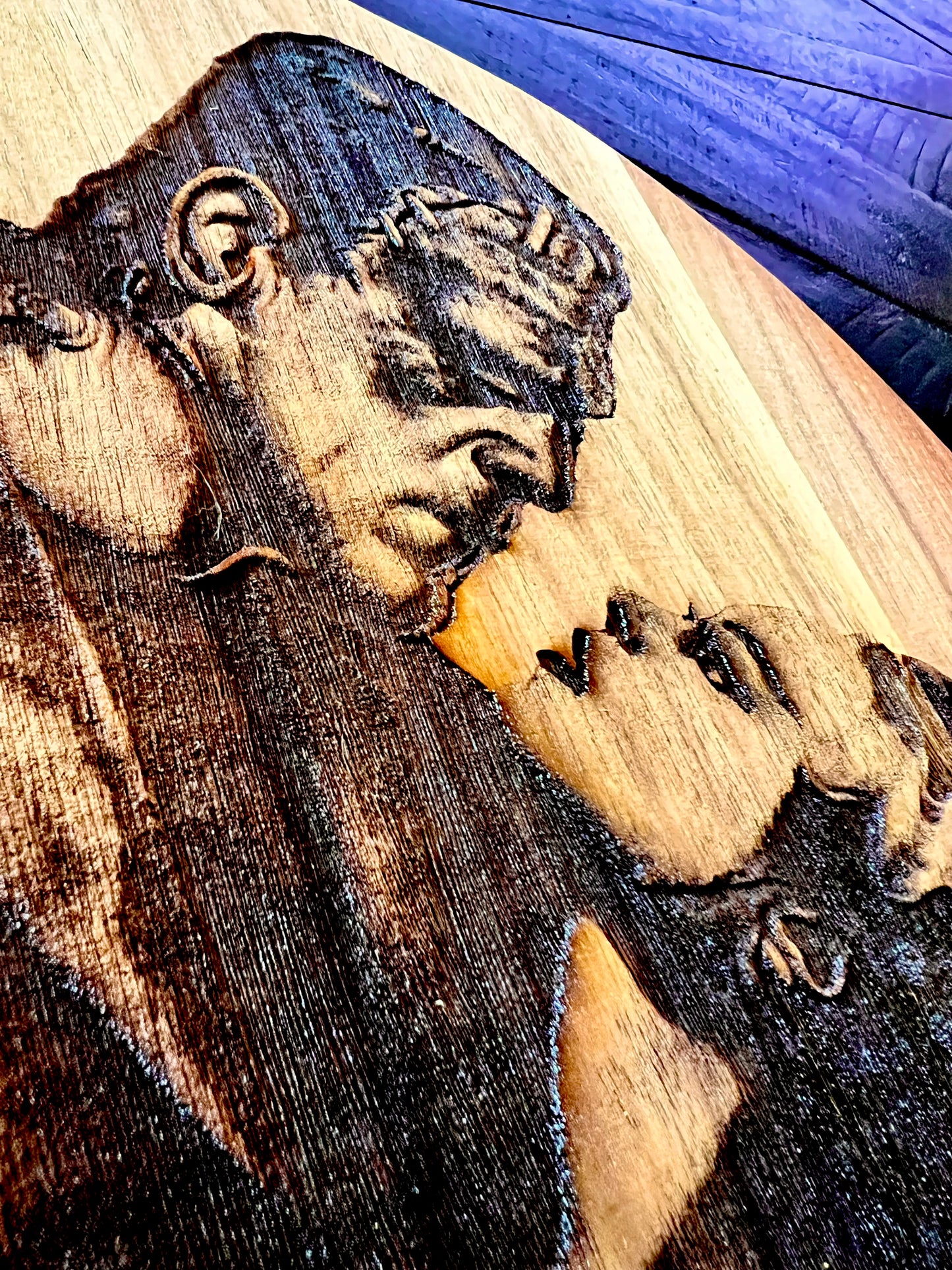 Charcuterie & Cutting Board - Bride and Monster engraved on beautiful Acacia wood
