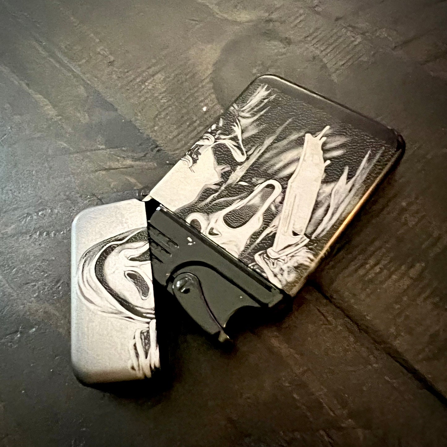 Lighter - Ghostface Butane Engraved Refillable Scream Movie