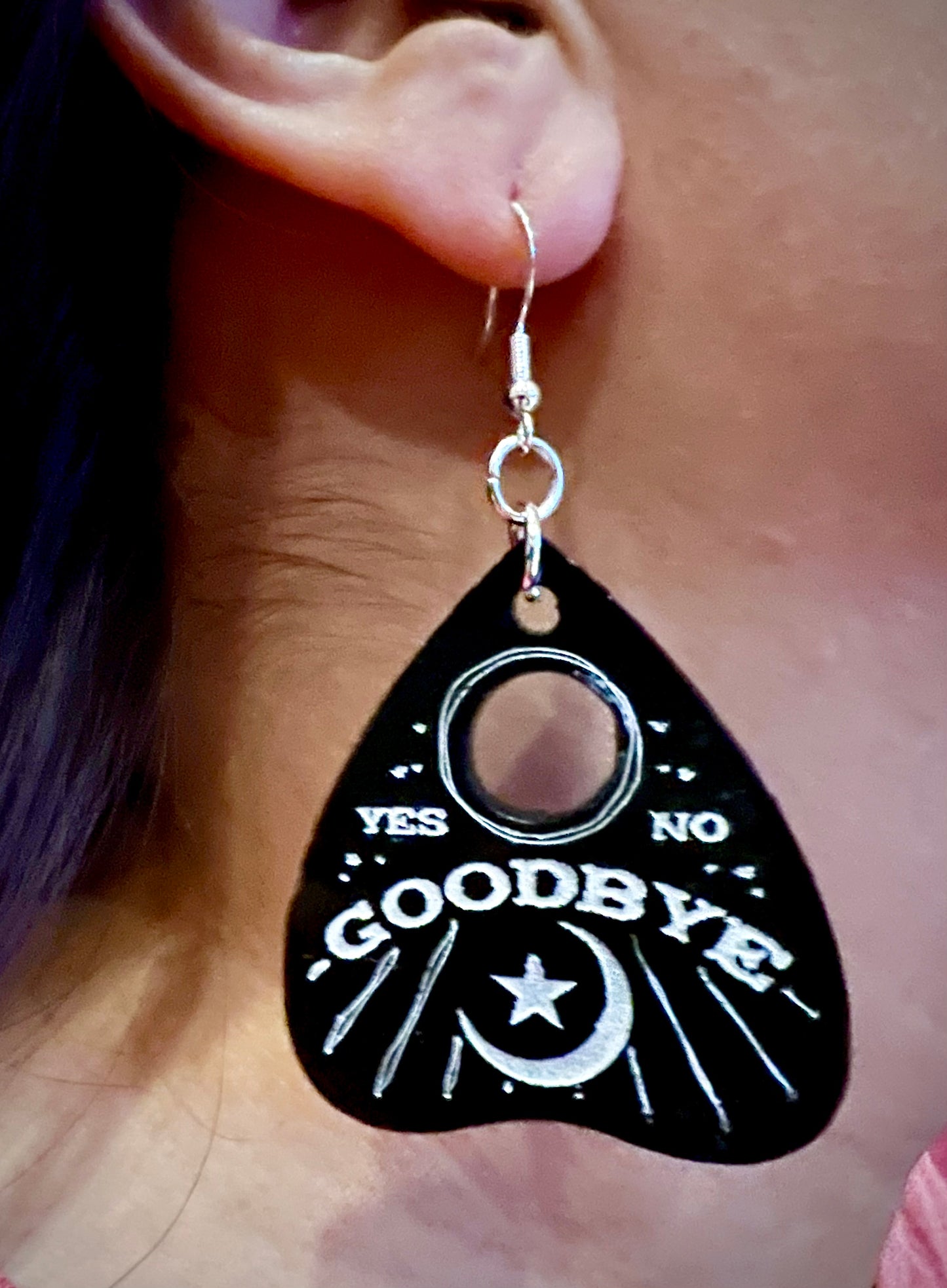 Earrings - Planchette Dangle Ouija