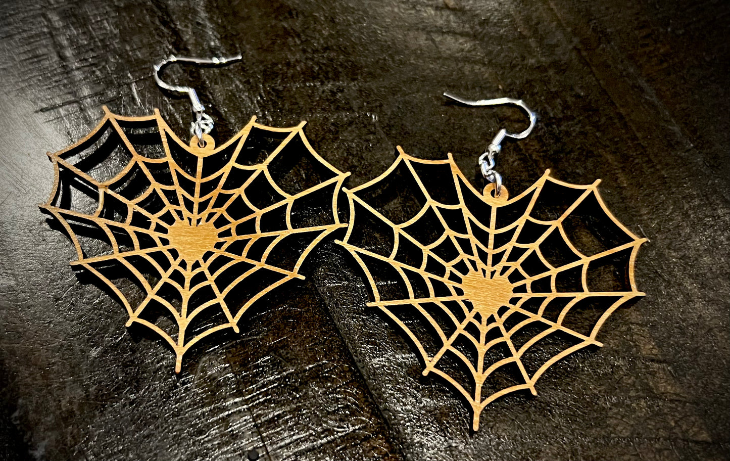Earrings - Heartweb 2” Dangle
