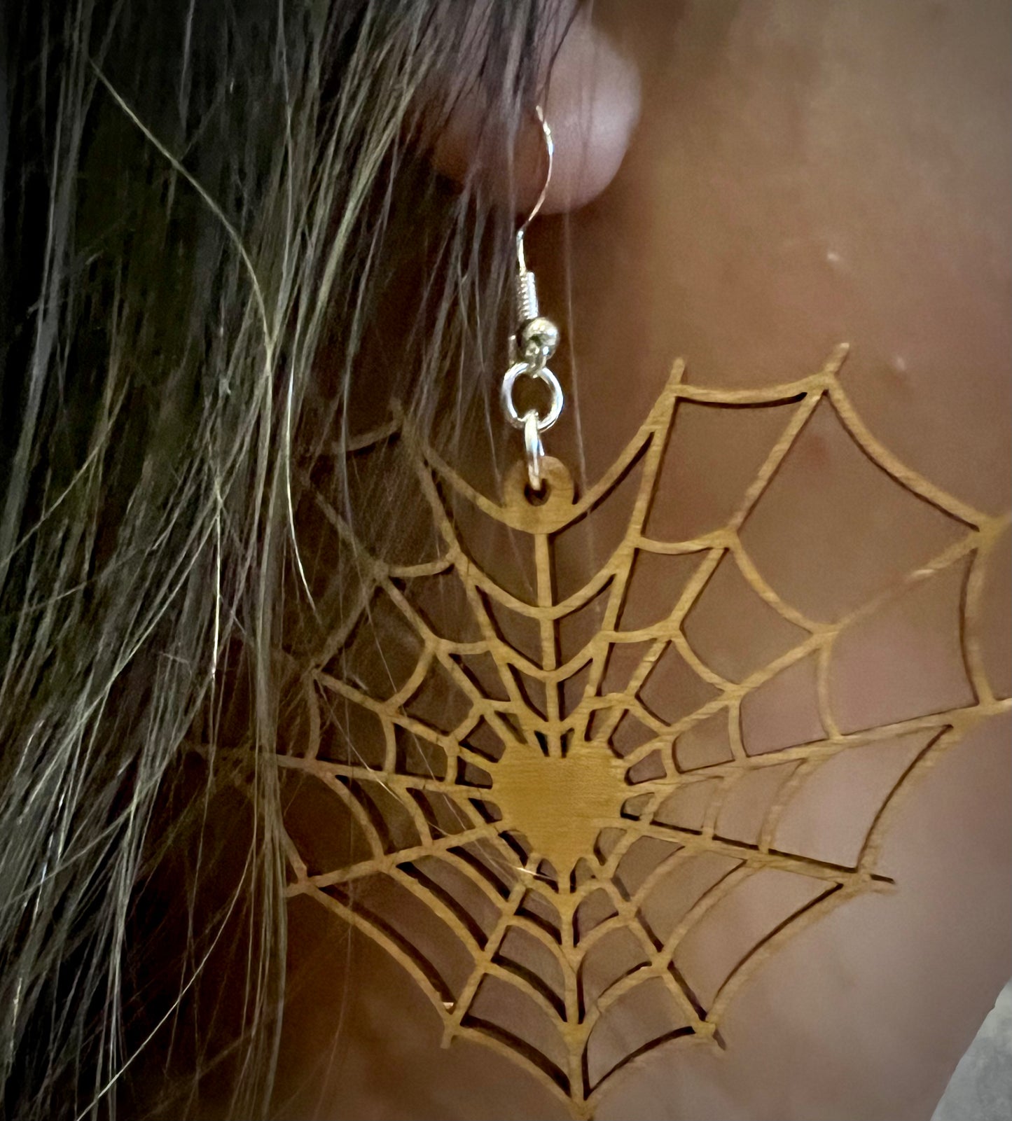 Earrings - Heartweb 2” Dangle
