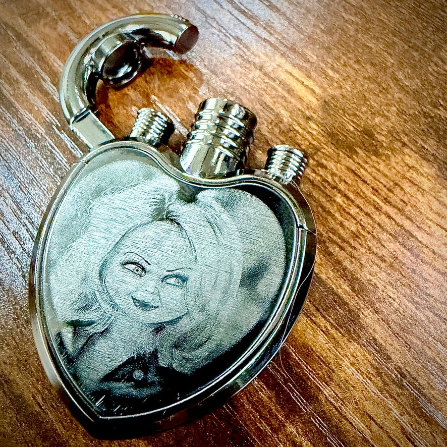 Lighter - Tiffany Valentine Heart Lighter Engraved Butane