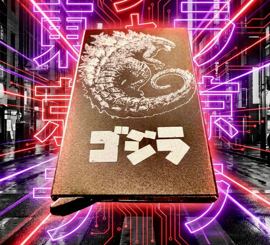 Wallet - GODZILLA engraved metal card wallet