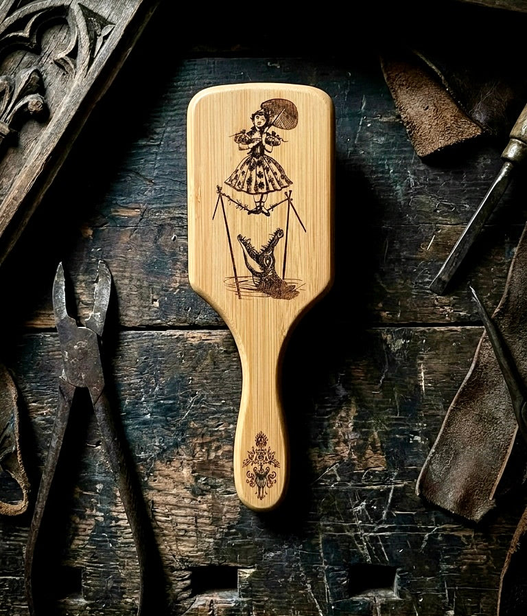 Hairbrush - Haunted Stretching Portrait Tightrope Walker