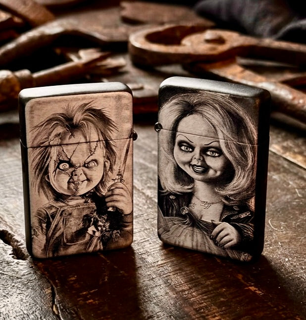 Lighter - Chucky & Tiffany Lighter Engraved Butane Child's Play