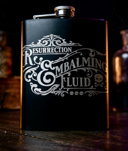 Flask - Resurrection Embalming Fluid 8ozStainless Steel
