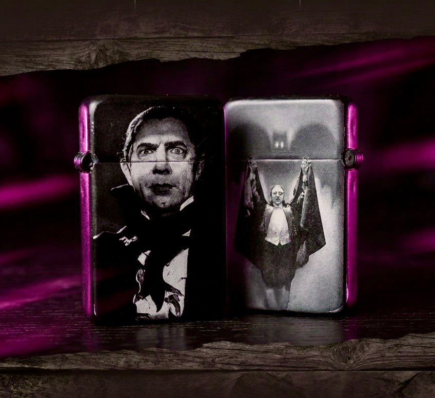 Lighter - Count Dracula Engraved Butane Bela Lugosi Vampire