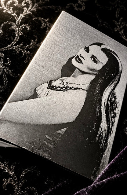 Wallet - Lily Munster Engraved Metal Card Wallet Dual Sided