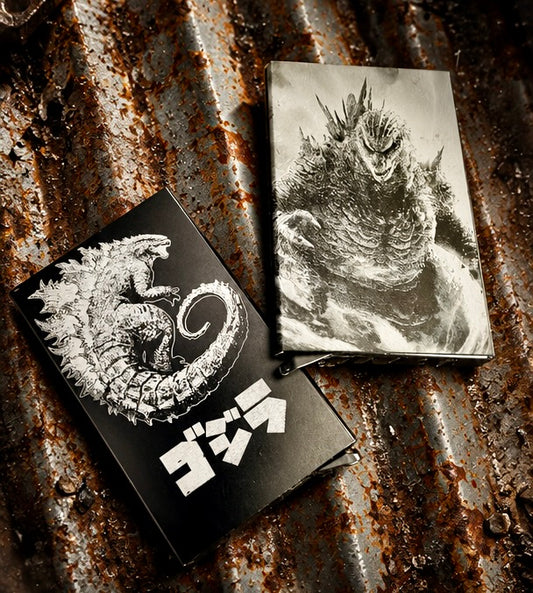 Wallet - GODZILLA engraved metal card wallet