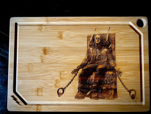 Cutting Board - Frankenstein in Chains Bamboo Charcuterie