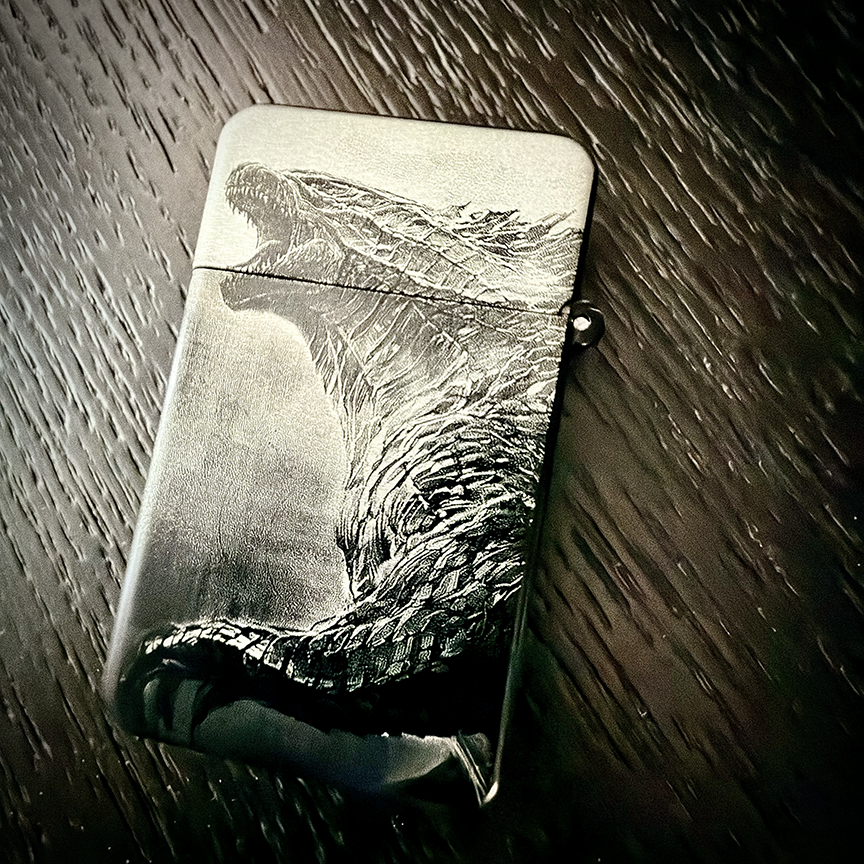 Lighter - Godzilla Lighter Engraved Butane