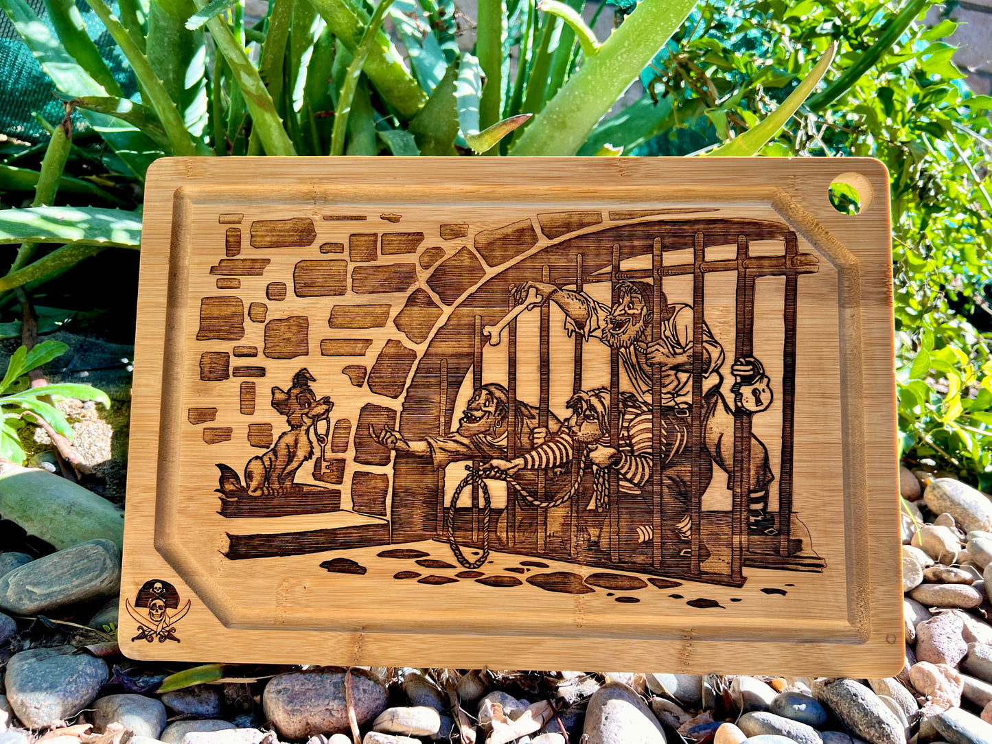 Cutting / Charcuterie Board - Pirates of the Caribbean Jail Scene