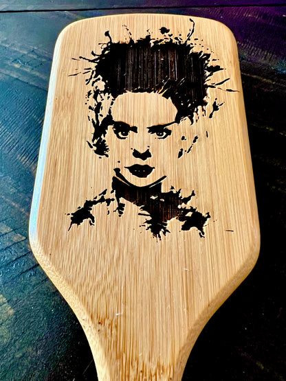 Hairbrush - Bride of Frankenstein Splatter Art