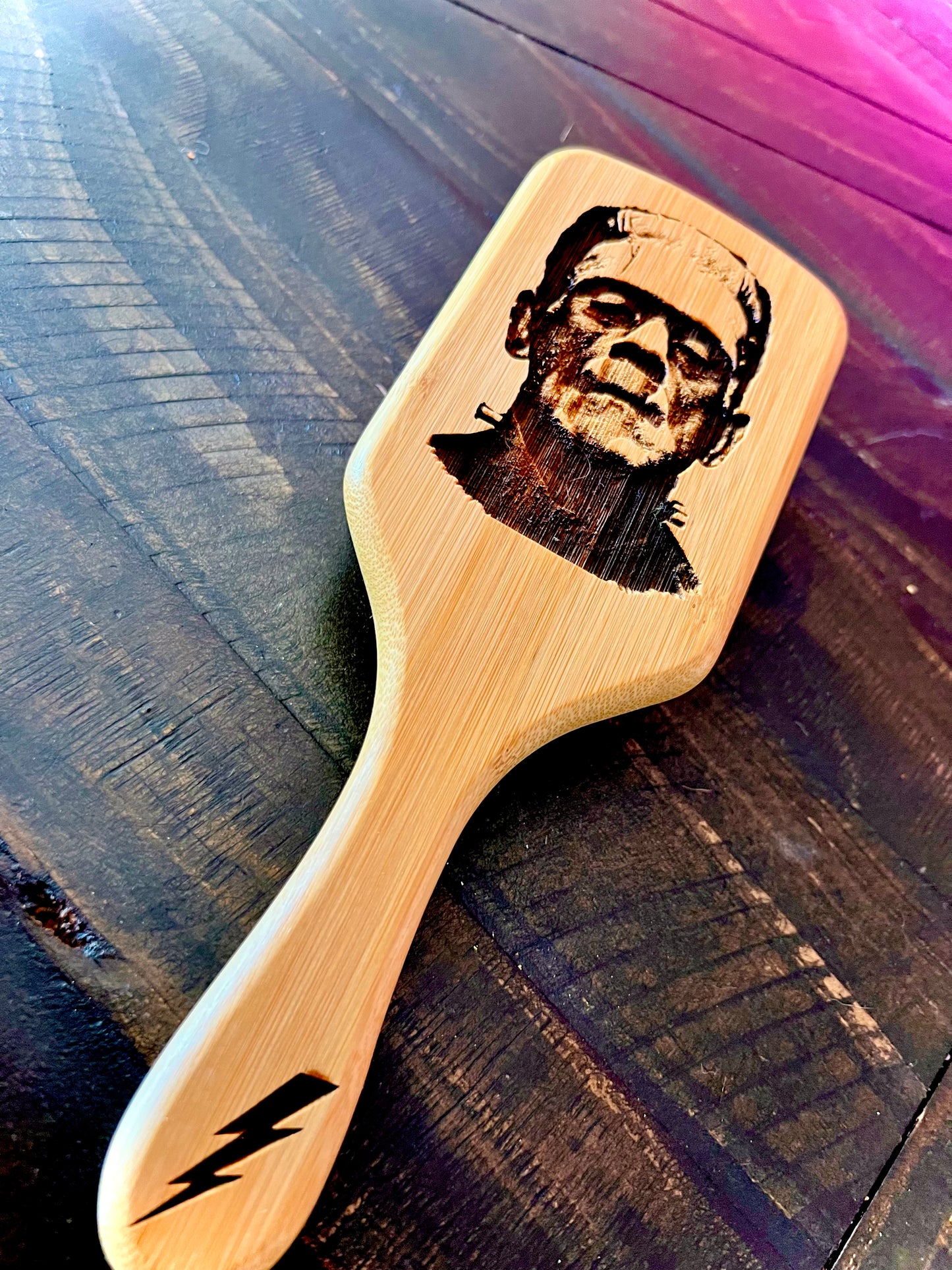 Hairbrush - Frankenstein’s Monster Bamboo
