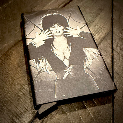 Wallet - Elvira engraved metal card wallet