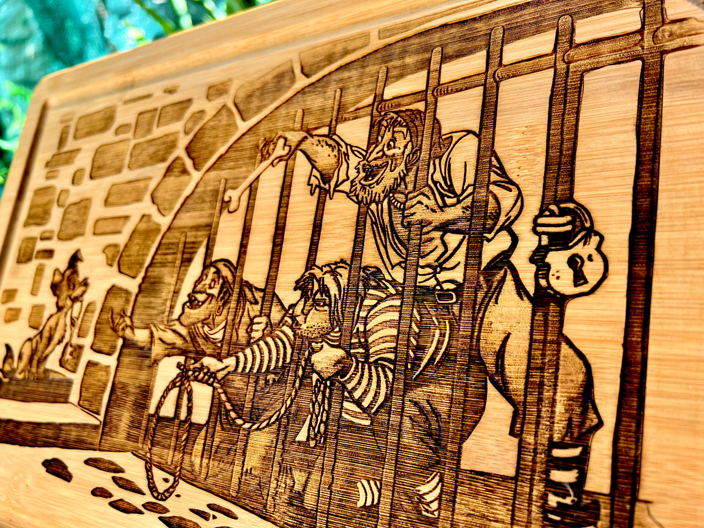 Cutting / Charcuterie Board - Pirates of the Caribbean Jail Scene