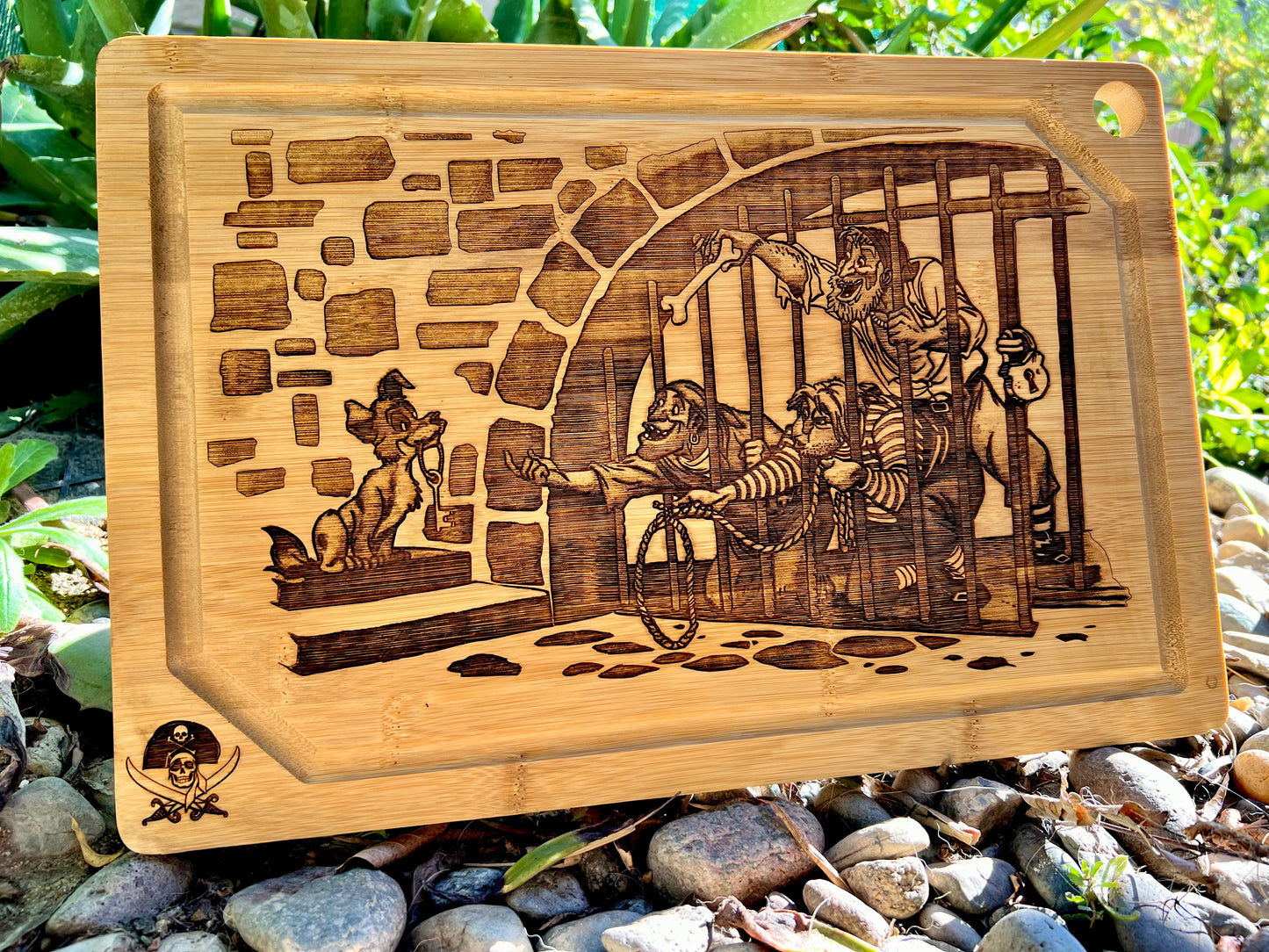 Cutting / Charcuterie Board - Pirates of the Caribbean Jail Scene