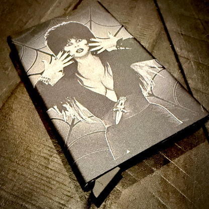 Wallet - Elvira engraved metal card wallet