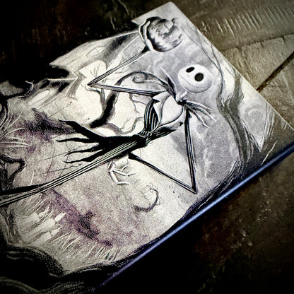 Wallet - Jack Skellington engraved metal card wallet