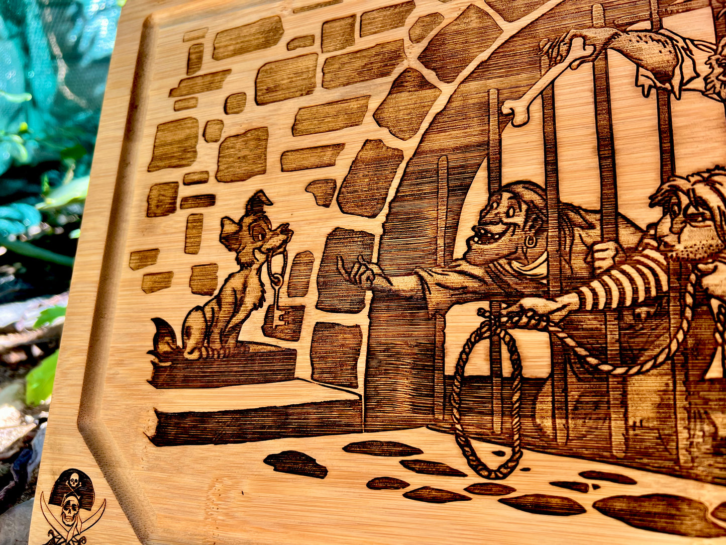 Cutting / Charcuterie Board - Pirates of the Caribbean Jail Scene