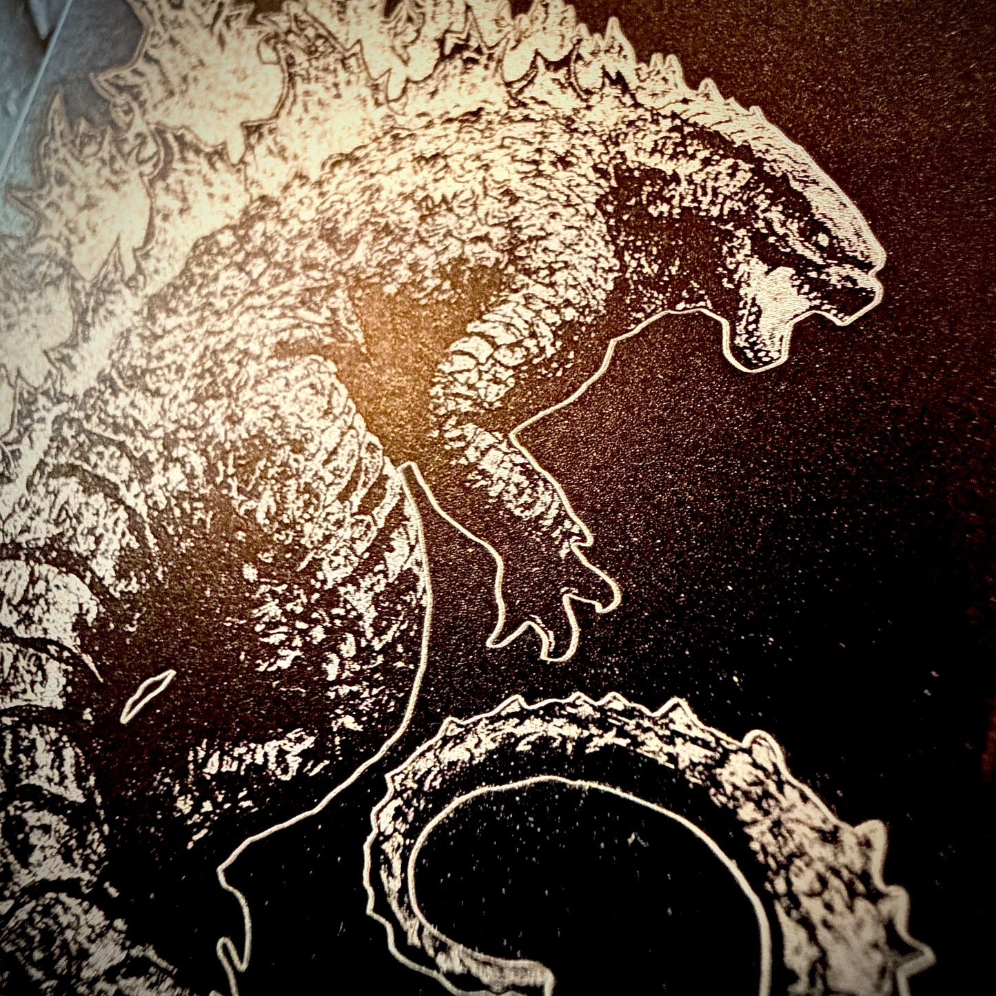 Wallet - GODZILLA engraved metal card wallet