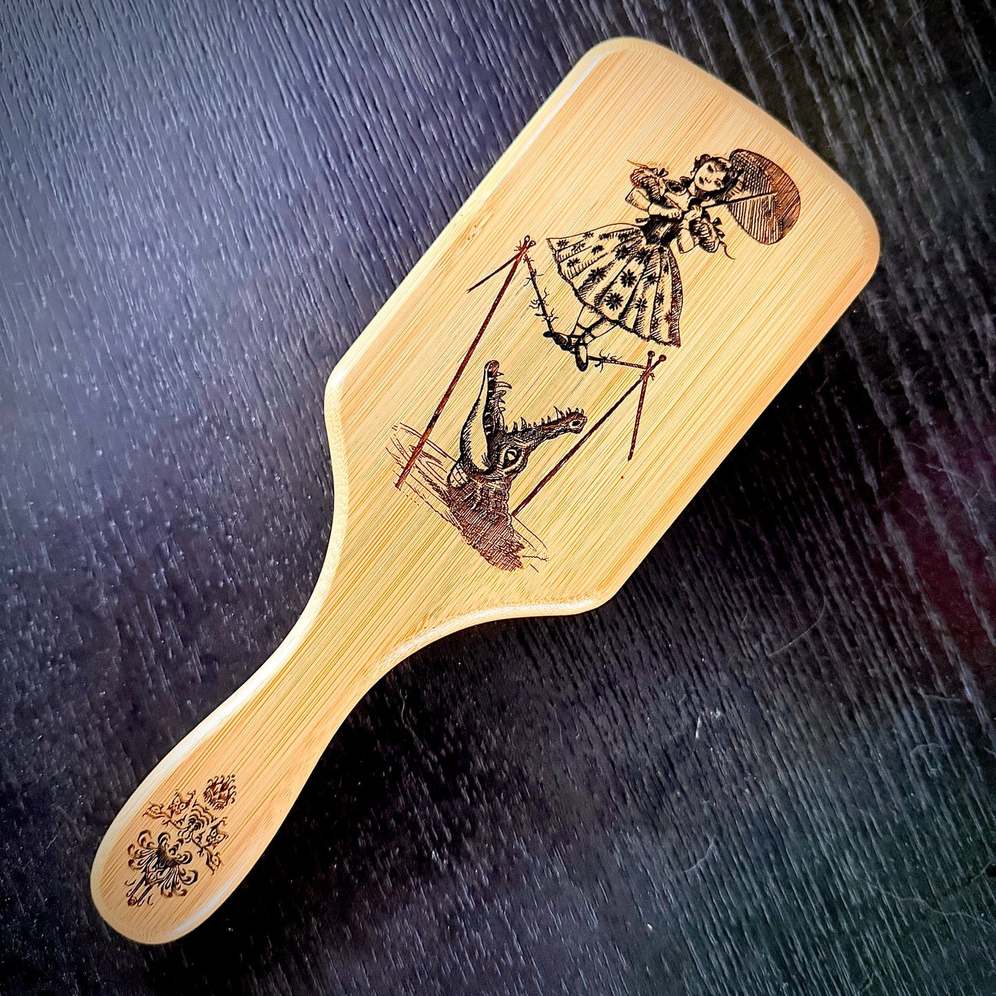 Hairbrush - Haunted Stretching Portrait Tightrope Walker