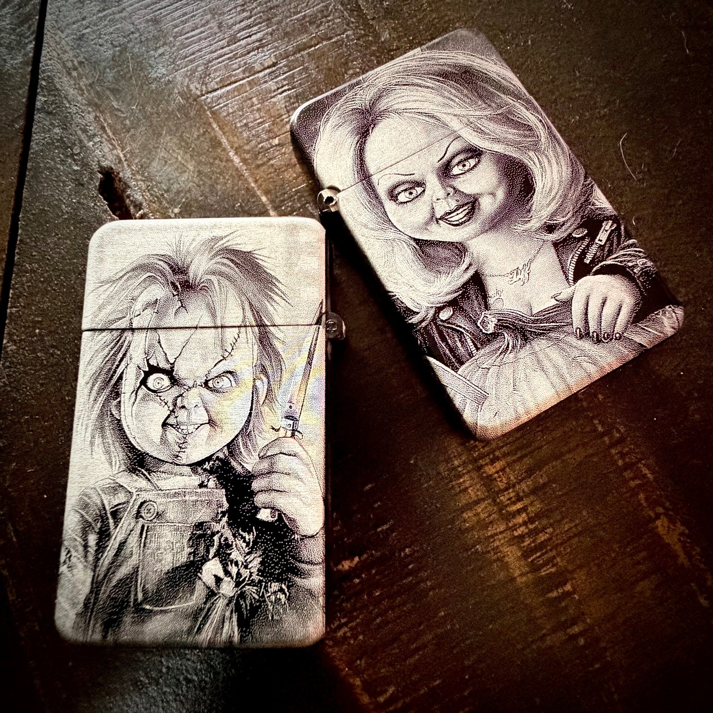 Lighter - Chucky & Tiffany Lighter Engraved Butane Child's Play