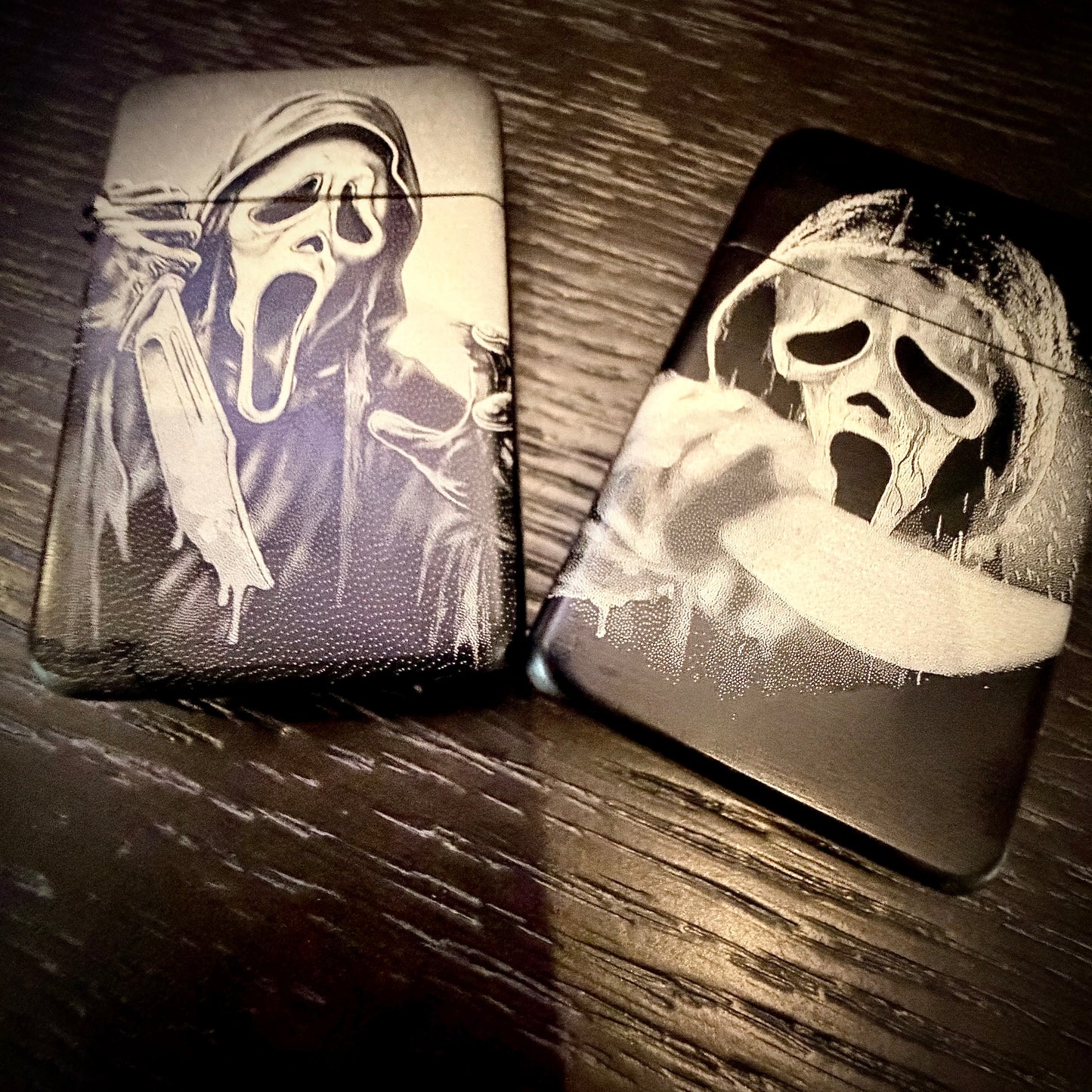 Lighter - Ghostface Butane Engraved Refillable Scream Movie