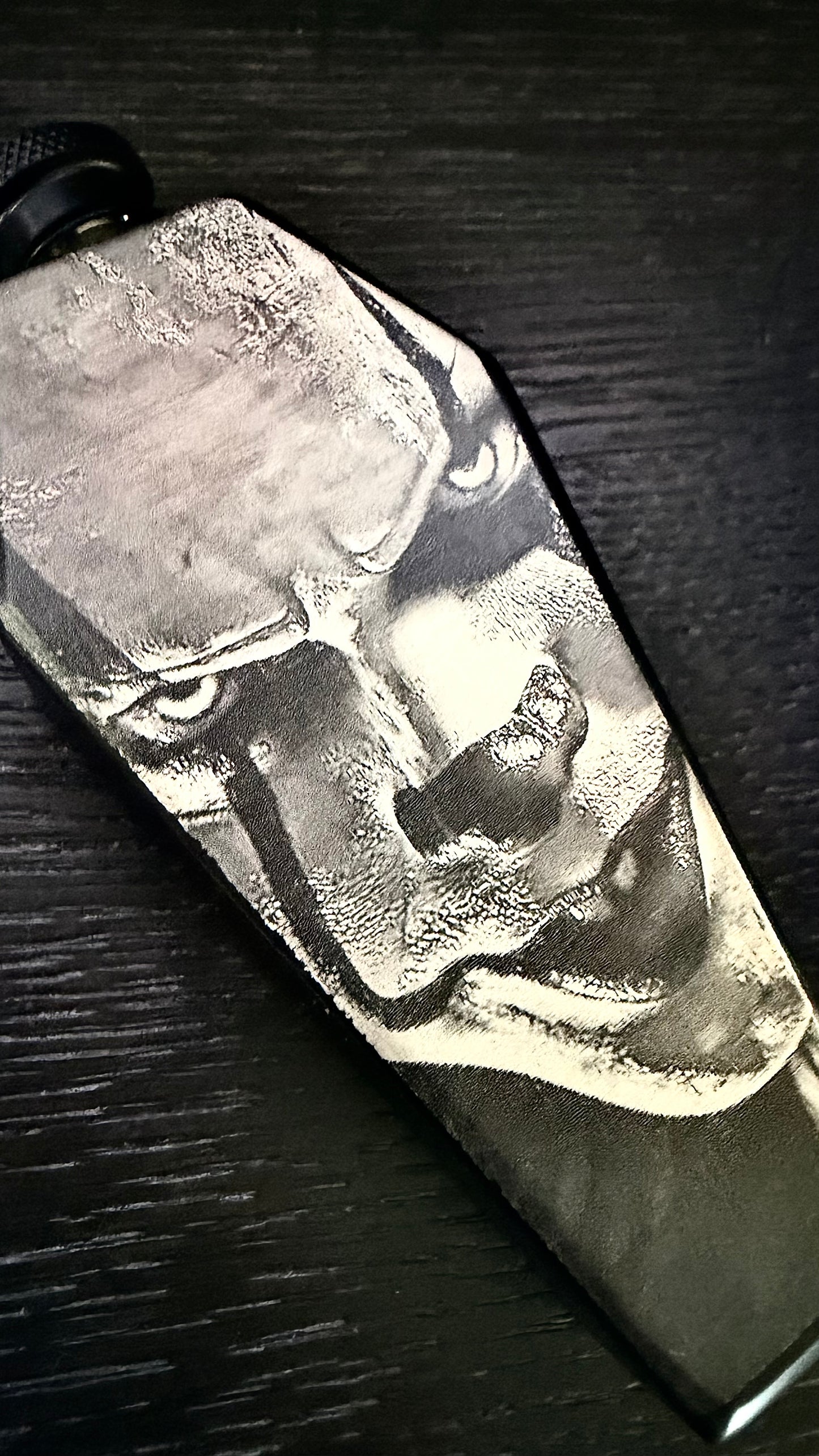Flask - Pennywise the Clown Coffin Shaped Stainless Steel Dual-Sided Engraved Metal IT