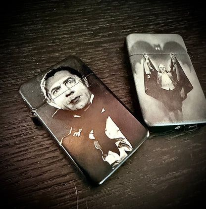 Lighter - Count Dracula Engraved Butane Bela Lugosi Vampire