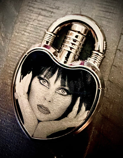 Lighter - Elvira Heart-Shaped Lighter Engraved Butane
