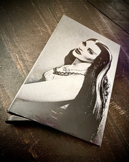 Wallet - Lily Munster Engraved Metal Card Wallet Dual Sided