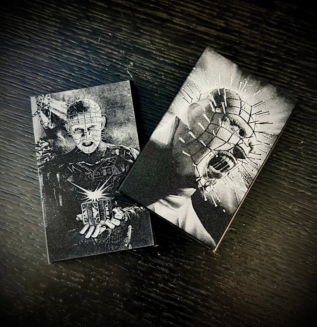 Wallet - Pinhead Engraved Metal Card Wallet Dual Sided Hellraiser