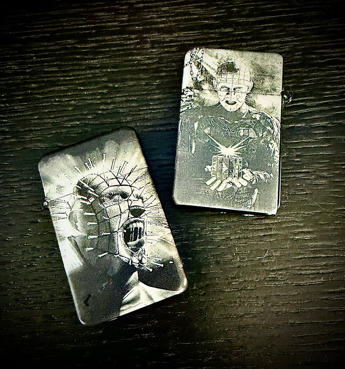 Lighter - Pinhead Engraved Butane Refillable Adjustable Hellraiser