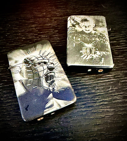 Lighter - Pinhead Engraved Butane Refillable Adjustable Hellraiser
