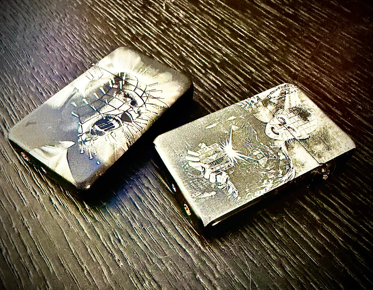 Lighter - Pinhead Engraved Butane Refillable Adjustable Hellraiser
