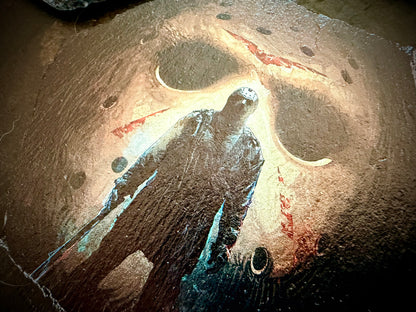 Slate Coaster Set - Icons of Horror Full Color UV ink