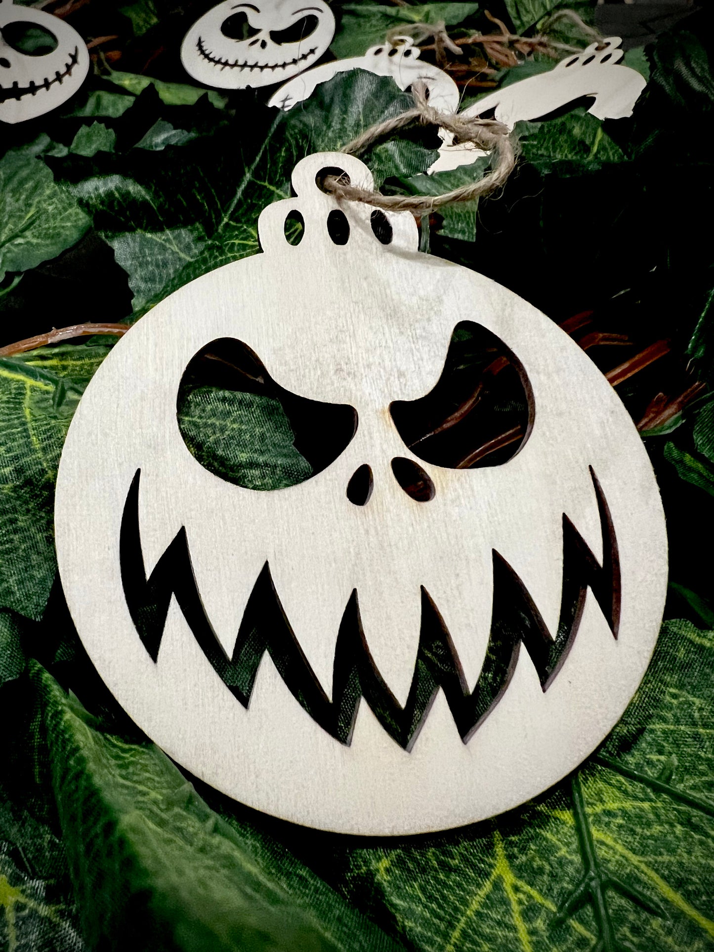 Ornament Set - Jack Skellington Faces (set of 6) Nightmare B4 Christmas