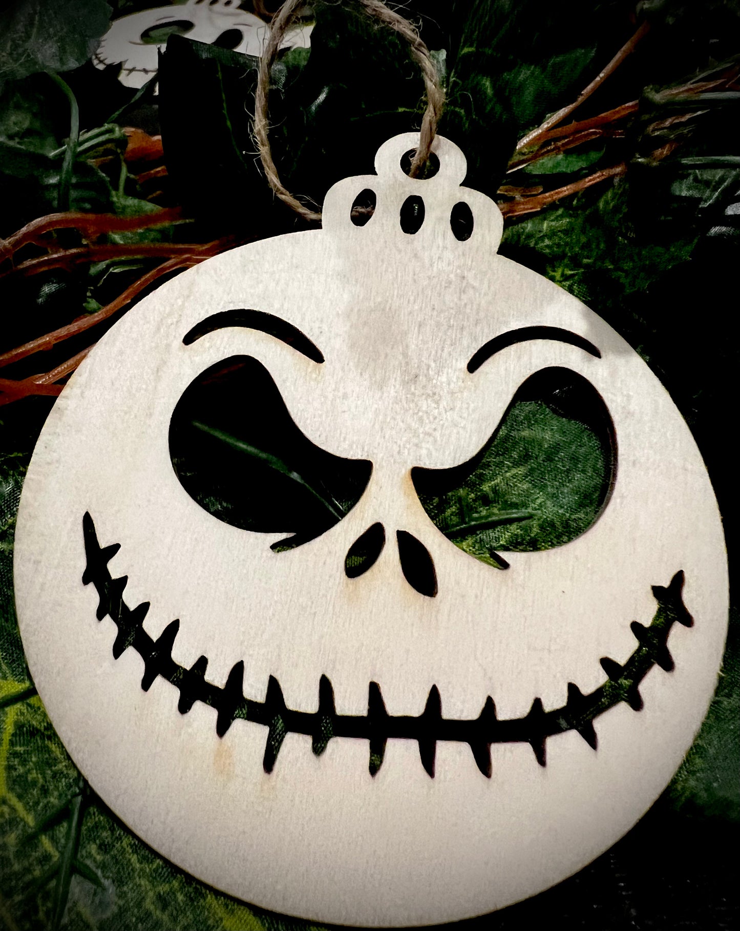 Ornament Set - Jack Skellington Faces (set of 6) Nightmare B4 Christmas