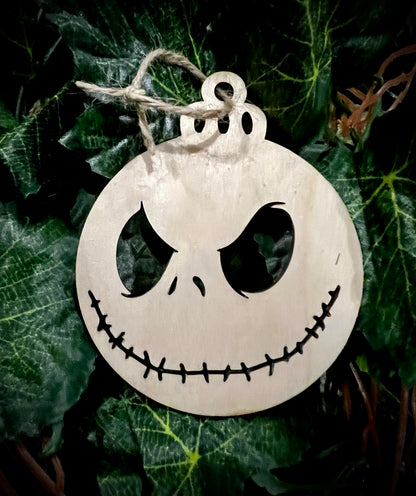 Ornament Set - Jack Skellington Faces (set of 6) Nightmare B4 Christmas