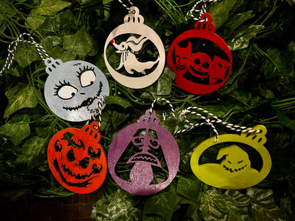 Ornament Set - Jack Skellington and Friends Nightmare Before Christmas