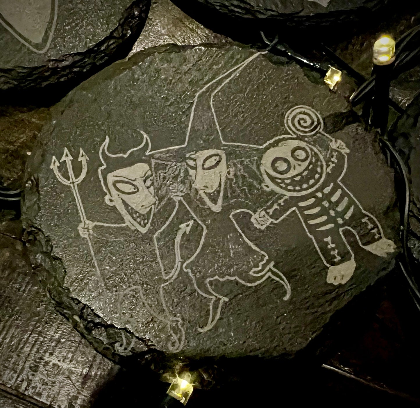 Coaster Set - Nightmare Before Christmas Slate (set of four)