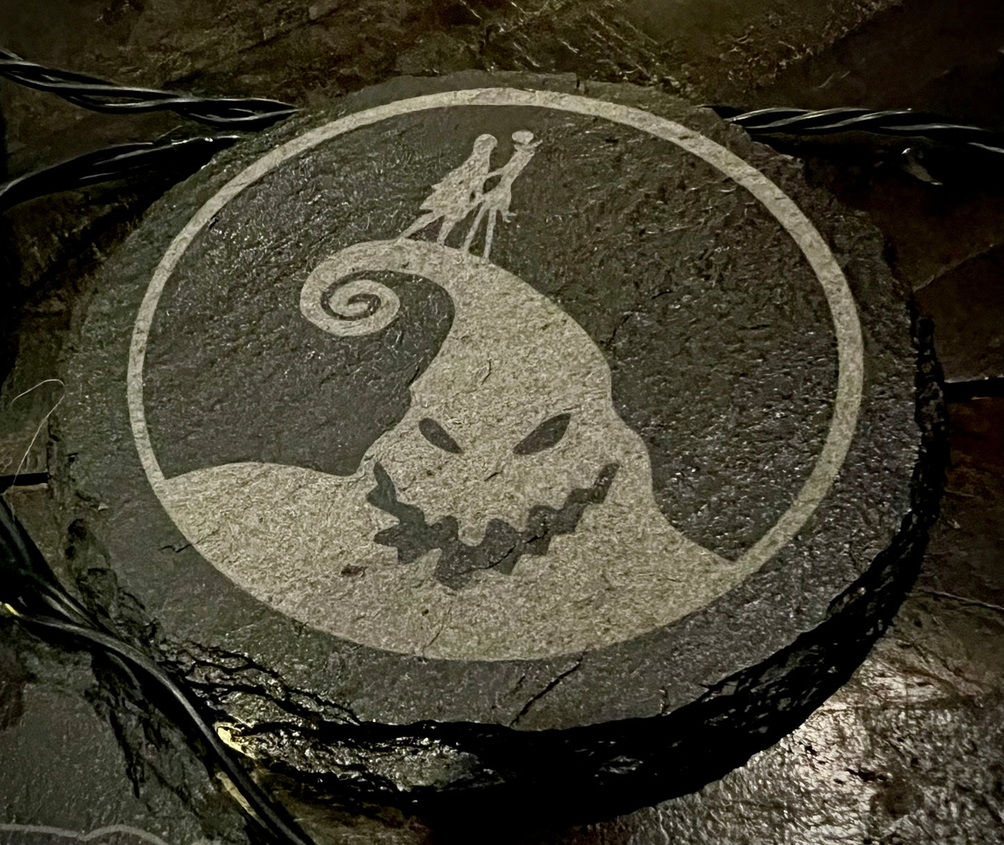 Coaster Set - Nightmare Before Christmas Slate (set of four)